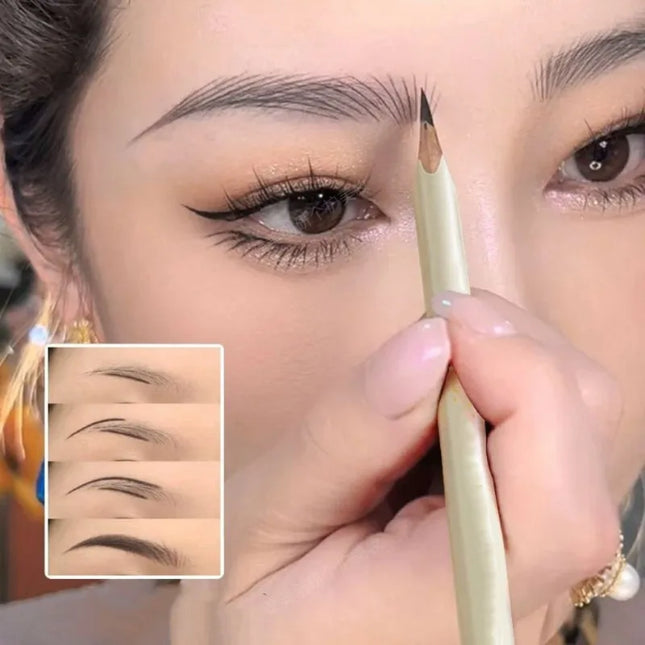 Natural Matte Eyebrow Pen Professional Wild Eye Brow Makeup Tools Waterproof Lasting Eyebrow Enhancers Double-Ended Cosmetics