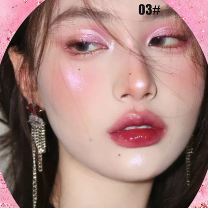 Love Angel High Gloss Powder Highlighter Makeup Palette Peach Fairy Glitter Body Bronzer Highlight Contour Illuminator Makeup