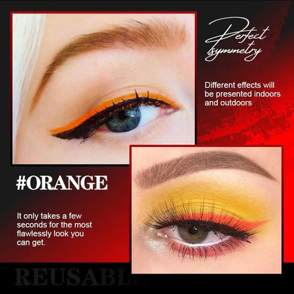 5/6Pair Glitter Eyeliner Sticker Set Waterproof Reusable Self-adhesive Eyelid Sticker DoubleLine Eyelid Patch Face Makeup Beauty