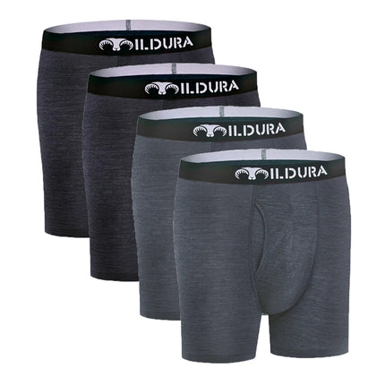 100% Merino Wool Boxer Briefs Men Merino Underwear Base Layer Merino Boxer Brief Underpants Soft Moisture Breathable Asian Size