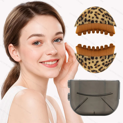 Lymphatic Face Massage Brush -Dry Brushing Contour Tool for Chin/jawline Sculpting | Ergonomic Precision Grip for Fatigue Relief