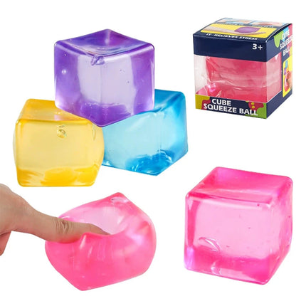 Nee DoH Nice Cube, Cute Bear Maltose, Stress Resistant Toy That Relieve Anxiety, Relax And Grip Desktop Decorative With Box Gift