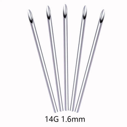 1/3/5Pcs Disposable Body Piercing Needles Medical Needle for Navel Nipple Lip Navel Ring Kit Surgical Steel Tool