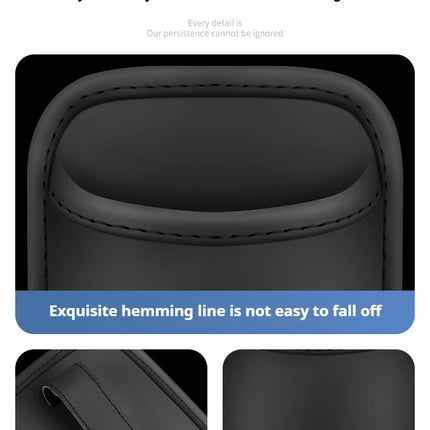 The multi-functional leather storage case for car water cups is suitable For VW Volkswagen Polo Tiguan Passat Golf Jetta Lavida