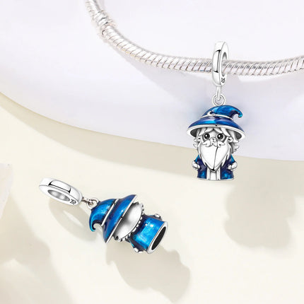 Orstarry Charm Silver 925 Beads Blue Series Fit Bracelet Charms DIY Original Fashion Pendants For Women Jewelry Trendy Gifts