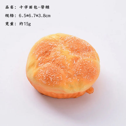 Artificial Bread Pressure Reliever Knead Stress Reliever  toy Fake Food Photography Prop Window Cabinet Model fidget toy gifts