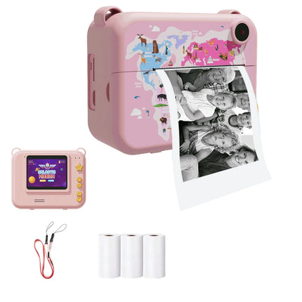 Digital Children Camera For Photography Mini Printer Portable Thermal Instant Print Photo Kids Camera Video Educational Toy Gift