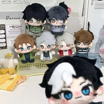 Cartoon Identity V Doll Keychain 10cm Plush Cotton Doll Pendent Explorer Composer Mercenary Anime Figure Keyring Fans Gifts