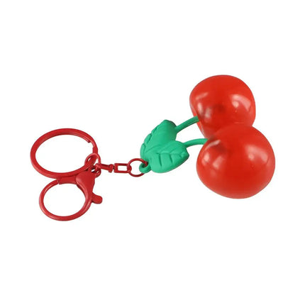 Keys Accessories Cherry Acrylic Keychain Backpack Decor Portable Cherry Bag Hanging Fruits Red Red Cherry Pendant Birthday Gift