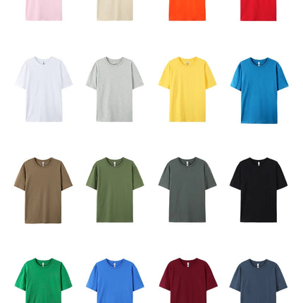 100% Cotton Solid T-shirts Women Sporty Short Sleeve Tees Fashion Casual White Black Clothing Loose O-Neck Female Summer Tops