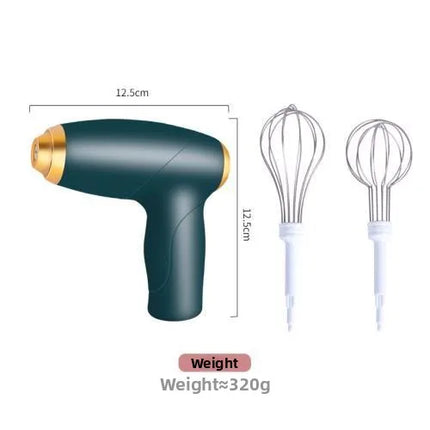 1 electric mixer, egg beater, double stick, 3-speed gun style cake cream mixer, batter mixer, food mixer
