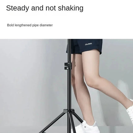160cm Live Broadcast Photo Tripod Landing Type Camera Anchor Video Selfie Light Frame Metal Mobile Phone Holder