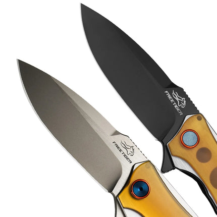 FREETIGER FT81 Folding Knife D2 Blade Ultem/PEI Handle Outdoor Pocket Knife Camping Hunting Survival Multi-Tools Knife for Men