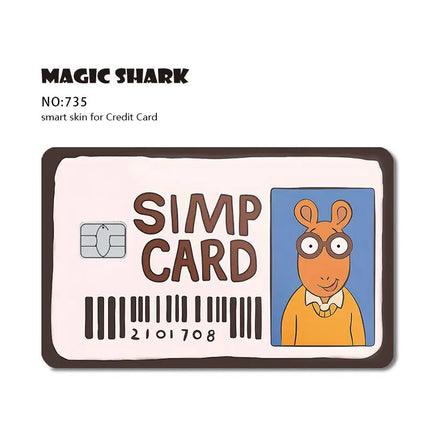 2025 New Mcloving Meme Cartoon Spider Anime Red Eyes Black Dragon PVC Sticker Film Skin for Debit Bank Credit Card