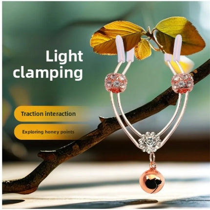 Female Adjustable Clitoris Nipple Clamp With Bell Stimulator Supplies Erotic Toys Punishment Devices Training Aids Sex Toys