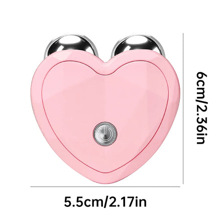 NEW Micro Current Beauty Device Mini Portable Face Lifting Roller Slimming Massager EMS Delicate Contour Firming Facial Care