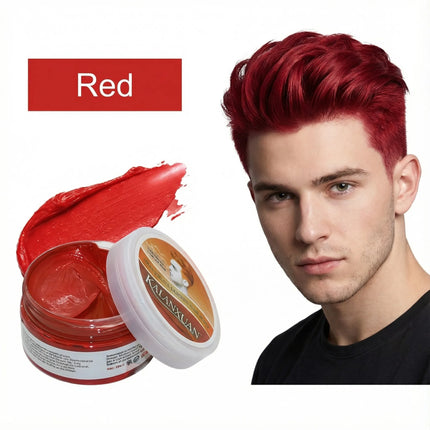 Temporary Hair Color Wax for Kids Girls Boys AdultsTemporary Hair Dye Hair Color Cream Teal Hair Dye Hair Wax Color Instant