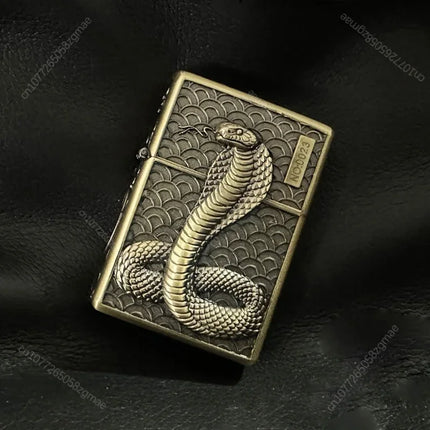 ZORRO zk series kerosine lighter, pure copper, various retro relief patterns, old-fashioned grinding wheel windproof lighter
