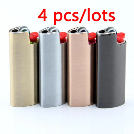 Metal Cowboy Boot Lighter Case for Standard BIC J6 Cute Cat Eyes Rhinotone Embroided Case Sleeve Durable Zinc Alloy Shell