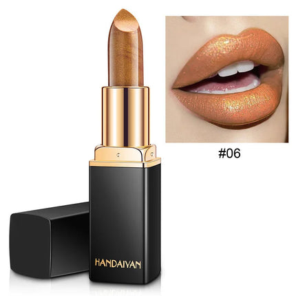 9 Colors Glitter Matte Velvet Nude Lipstick Shimmer Sexy Red Pigments Makeup Long Lasting Waterproof Profissional