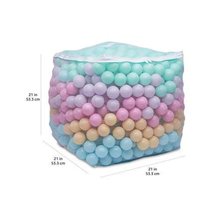 BPA-Free Ball Pit Balls with Storage Bag, Crush-Proof Plastic for Toddlers 12+ Months Play, 6, 1000 Count