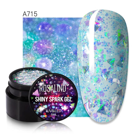 ROSALIND 5ML Painting Gel Nail Polish Nail Art Design Varnishes Stamping Polish Semi Permanent Gels Top Coat Manicure Lacquer