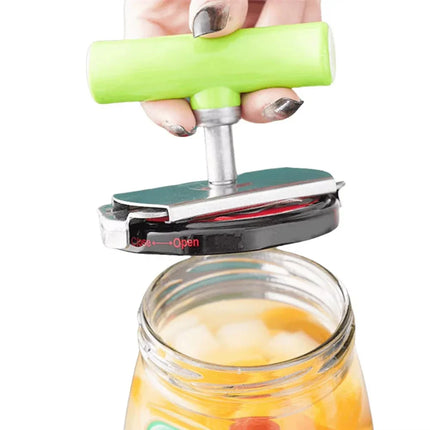 Stainless Steel Multi-Use Jar Opener | Adjustable Labor-Saving Tool for Bottle Caps Can Lids | Commercial Kitchen & Home Gadget