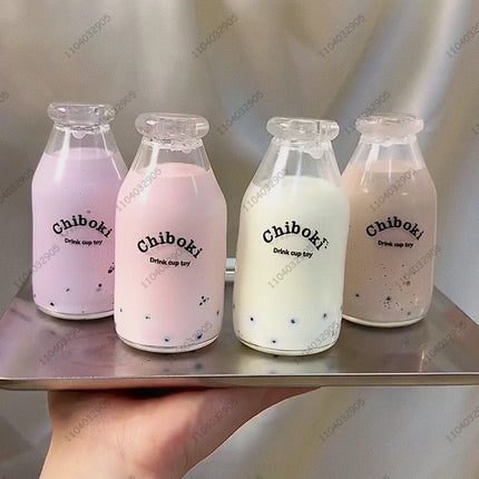 Juice Bottle Stress Ball Water Bottle Fidget Toy Boba Tea Squishy ASMR Anti Stress Funny Novelty Toy Toys For Children Gift