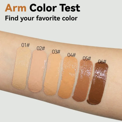 Face Foundation Cream Waterproof Long-Lasting Oil-Control Matte BB Cream Concealer Liquid Full Coverage Base Professional Makeup