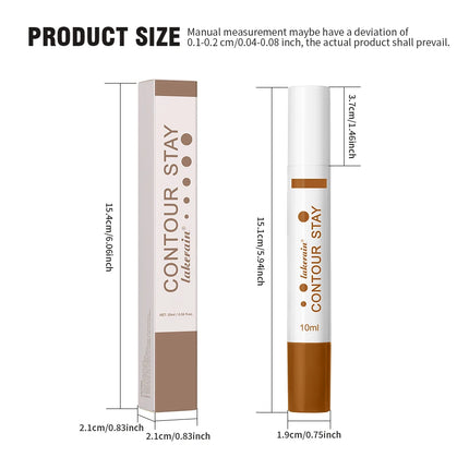 6 Colors Liquid Contour Long Wear Bronzer Cream Contour Makeup Long Lasting Nourishing Hydrating Face Contour 6 Colors