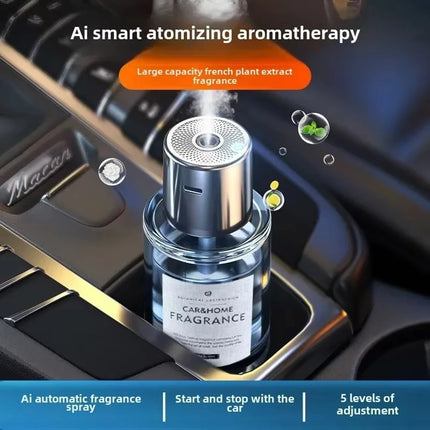 Smart Car Nano Aromatherapy Sprayer，160ml Perfume Container，Auto On/OffBaby-Mom Friendly，Healthy Plant Extracts for Vehicle