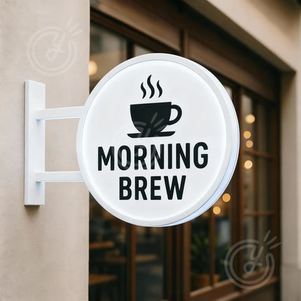 Custom Business Lightbox Sign Advertising Double-Sided Illuminated Personalized Customizable Auto Repair Shop Decor LED Signage