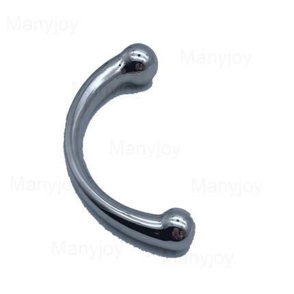 Stainless Steel Stick Pure Open Double Ended Plug G-spot Stimulator Massager Wand Sex Dildo Anal Butt Sex Toys For Women Men