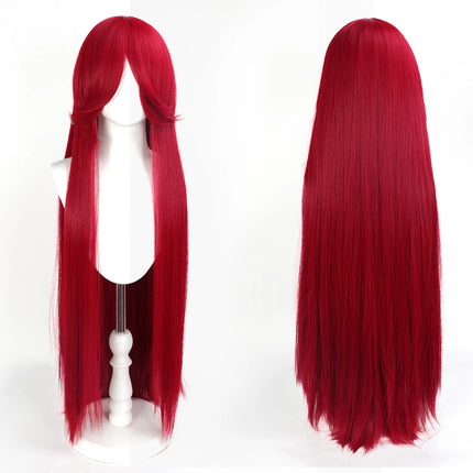 Long Straight Cosplay Wig 100CM Multiple Colors Pink Blonde Black Anime Costume Wig Universal Synthetic Cos Wig Daily Party Wig