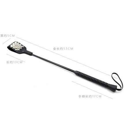 53cm Leather Rivets Fetish Bondage Sexy Whip Flogger Bdsm Sex Toys For Couples Spanking Paddle Sexy Policy Knout Adult Game