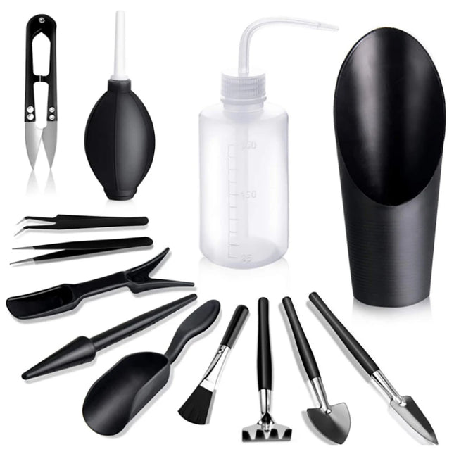 5/8/13pcs Garden Planter Kit Succulent Plants Tools Mini Garden Hand Tools Set Indoor Bonsai Miniature Transplant Seedling Tool