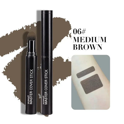 6 Colors Hairline Concealer Pen Waterproof Eyebrow Dye Pencil Beard Foundation Hair Line Cover - for Hairline, Eyebrows & Beard
