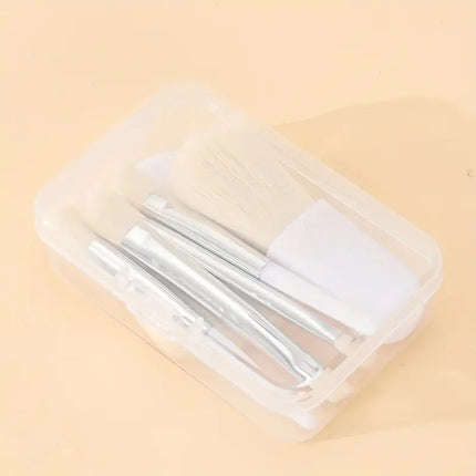 6pcs  Mini Makeup Brush Set Professional Portable Foundation Concealer Eyeshadow Powder Blush Brush Beauty Makeup Tools