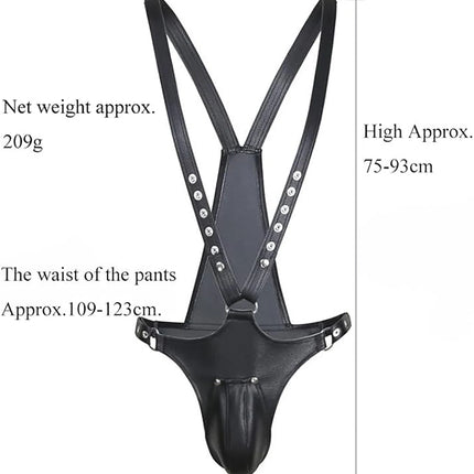 Gay Rave Harness Sexual Clothing Leather Belts Male Body Bondage Cage Chest Harness Strap Fetish Wear For BDSM Sex Sex Toys