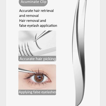 4 pcs/set New Arrival Professional Stainless Steel Tweezer Eyebrow Face Nose Hair Clip Remover Tool Clip