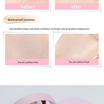 Moisturizing Concealer Air Cushion Natural Makeup Holding Water Resistant Cream Skin Foundation