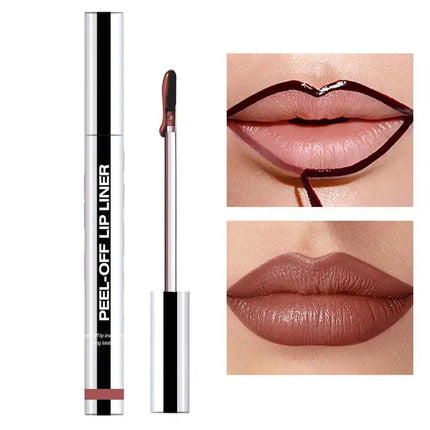 Peel Off Lip Liner Matte Lip Liner Peel Off Lipgloss Waterproof Velvet Lipline Red Brown Not Easy Fade Lipstick Cosmetic
