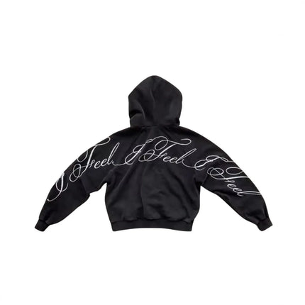 European and American new winter y2k simple and loose street wear letter printed hoodie for both men and women