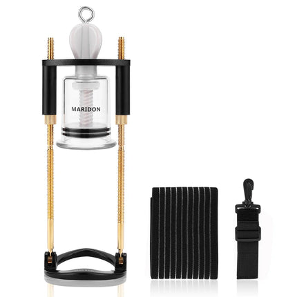 Max Penis Enhancement Enlarger Tension Device Male Penis Stretcher Growth Penis Extender Physical Exercise Penis Vacuum Pump 18+