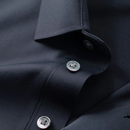 Men's 175G Silk Blended Polo Shirt Cool Feeling Short Sleeve Breathable Moisture Wicking Summer Seamless Golf Top Tees in Gray