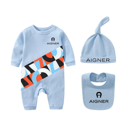 Long sleeved baby jumpsuit 0-12 months, 100% pure cotton, hot selling new baby boy jumpsuit, baby jumpsuit set