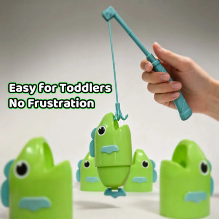 Funny Telescoping Fishing Family Party Battle Game Toy Fish Catch Game 2 Player size fish competition interactive game Toy Party