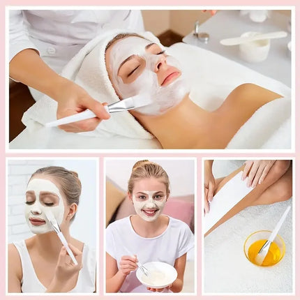 4pcs/Set DIY Face Mask Brush Set Multifunctional Soft Applicator Brushes Facial Mask Mud Application Women Beauty Skincare Brush