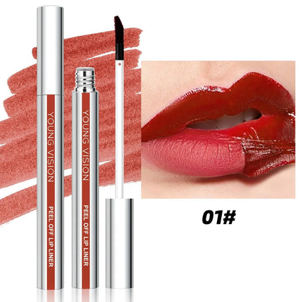 YOUNG VISION Peel-off Lip Tint Matte Long-lasting Lip Liner Pencil