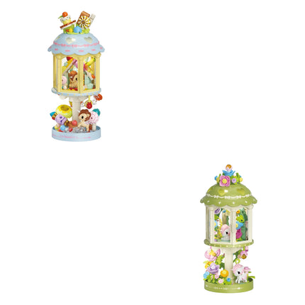 JAKI High Brick Building Blocks Toys Set, Forest Lighthouse Night Light, Home Decor, Educational Building Toys, Birthday Gift